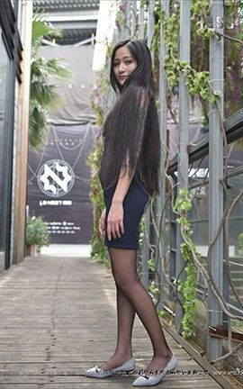 IESS异思趣向美足写真 丝足便当110 《户外黑丝平底鞋》潇潇[99P]