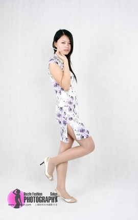 上海炫彩丝袜写真 No.019  沫沫_典雅旗袍_01[10P]