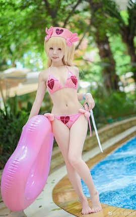 十万珍吱伏特-名取纱那(名取さな) 同人泳装[10P]