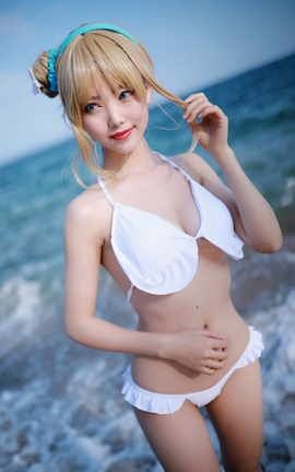 抖娘-利世 – 海边索米[30P]