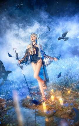 仙九Airi – 柴郡女仆&闪灵静谧午夜[37P]