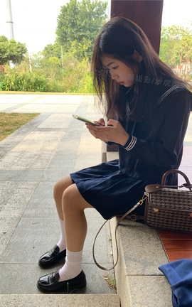 见新摄影 NO.026 巅峰 动漫里可爱的JK小姐姐又来了，你陶醉了吗[349P]