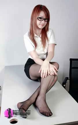 上海炫彩丝袜写真 No.012  BABY_职员制服_01[10P]