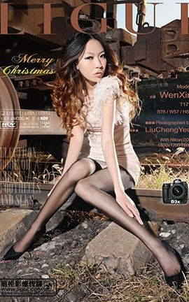 丽柜写真Ligui 2012.04.06 黑丝美腿诱惑 model 文欣[49P]