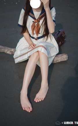 Limerence原创 NO.044 海蓝 JK盛夏服海边戏水 part1[100P]