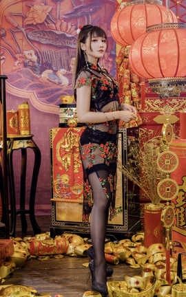 台湾网美 Wangmei 喬喬兒性感新年#0298[45P]