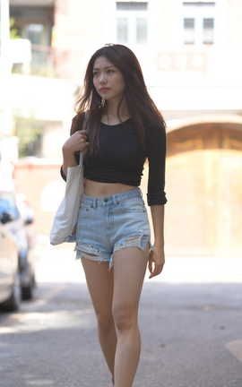 精选街拍作品 NO.0406 红石街拍摄影作品 热裤女孩 part2[100P]