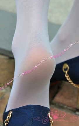 静静丝语 No.028 精彩系列脚尖加厚连裤袜（白色）[27P]