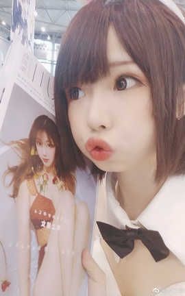 十万珍吱伏特-加藤惠 兔女郎场照2[14P]