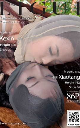 Ligui丽柜 2023.10.25 丽柜典藏 颜丝互动  可馨＆小唐[87P]